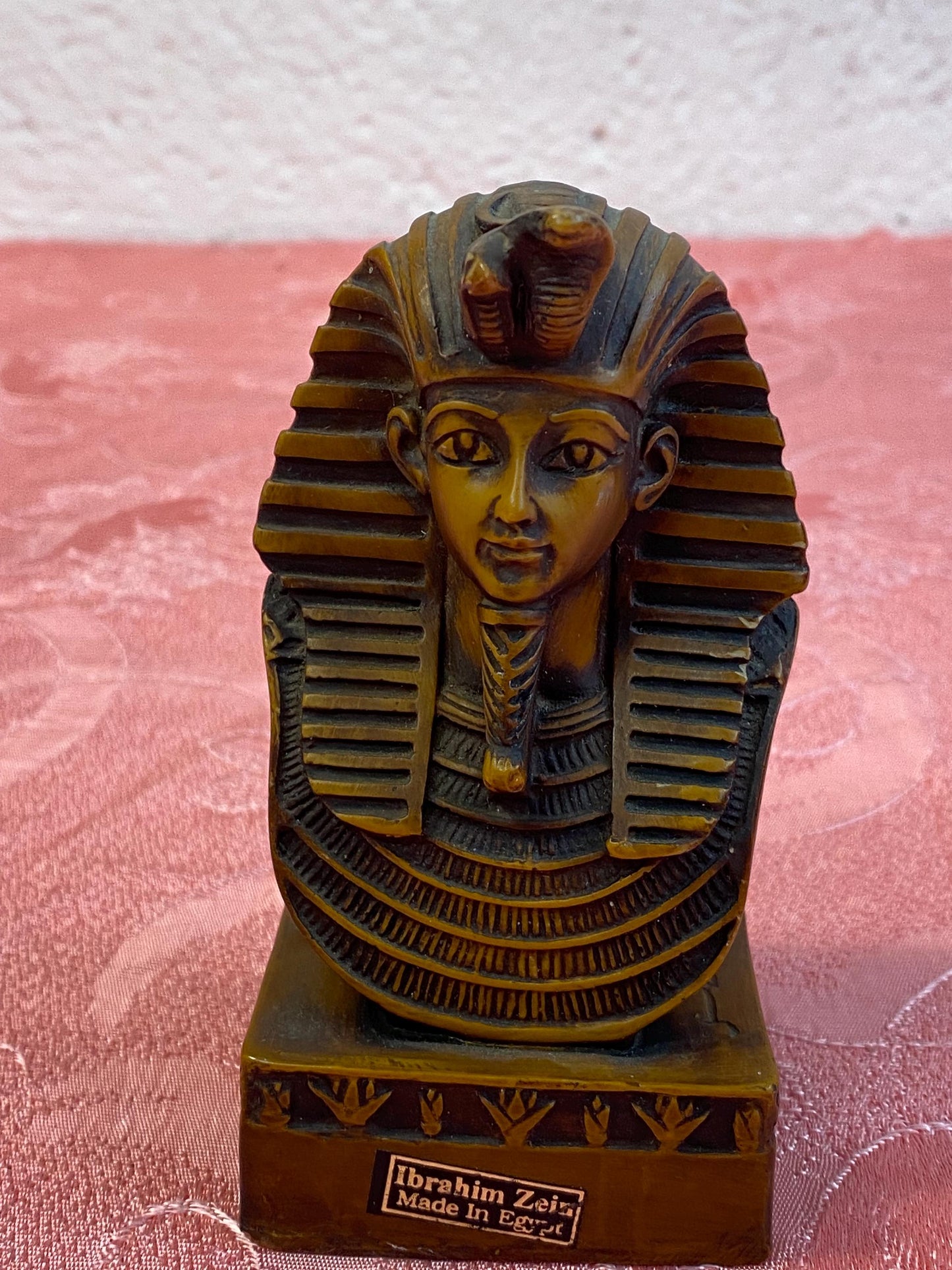 Statua Faraone Egizio in Resina 11,5 cm - Souvenir Ibrahim Zein Made in Egypt