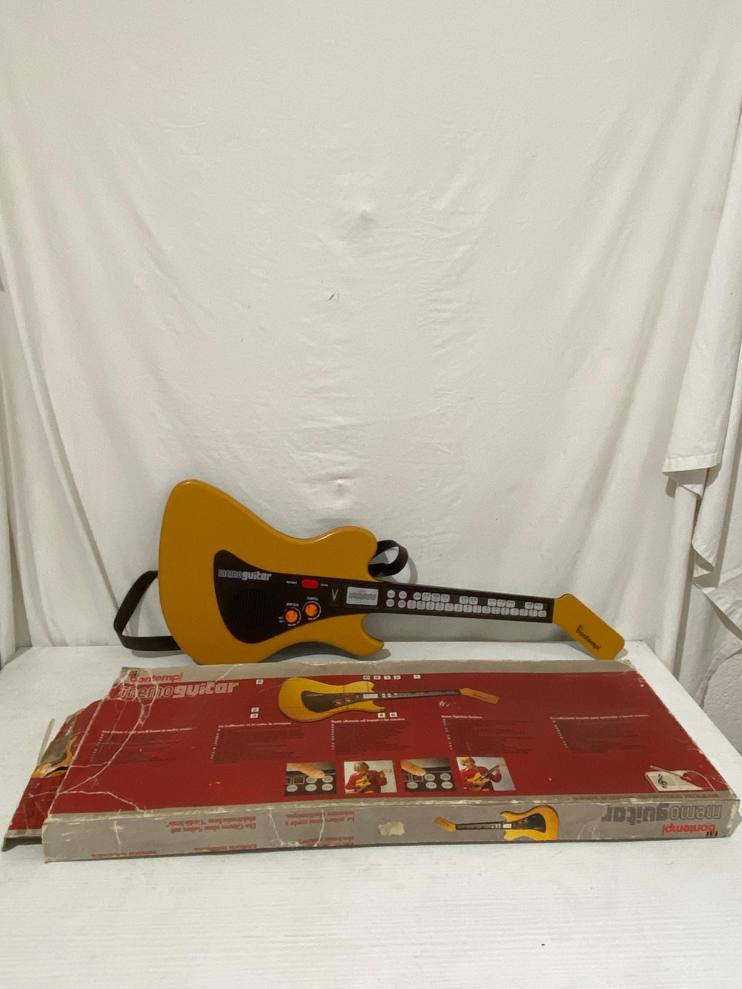 Bontempi Memo Guitar Vintage Anni '80 - Tastiera Elettronica Giocattolo - Made in Italy