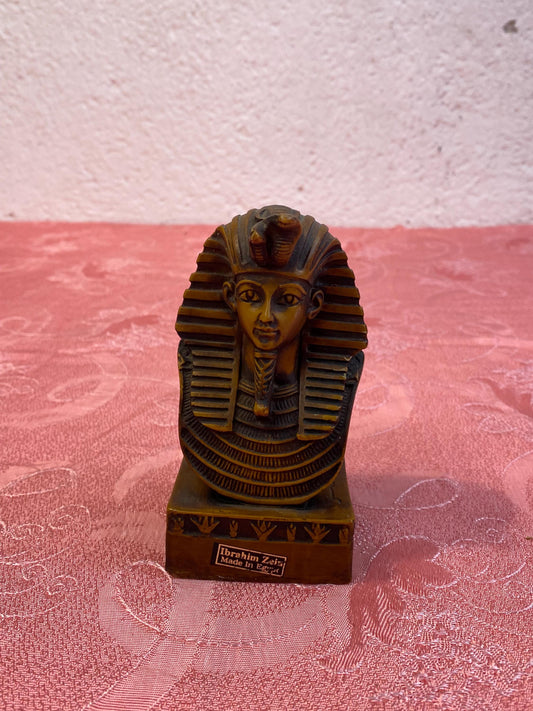 Statua Faraone Egizio in Resina 11,5 cm - Souvenir Ibrahim Zein Made in Egypt