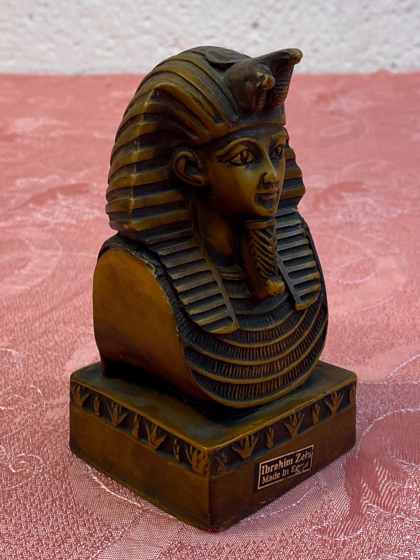Statua Faraone Egizio in Resina 11,5 cm - Souvenir Ibrahim Zein Made in Egypt