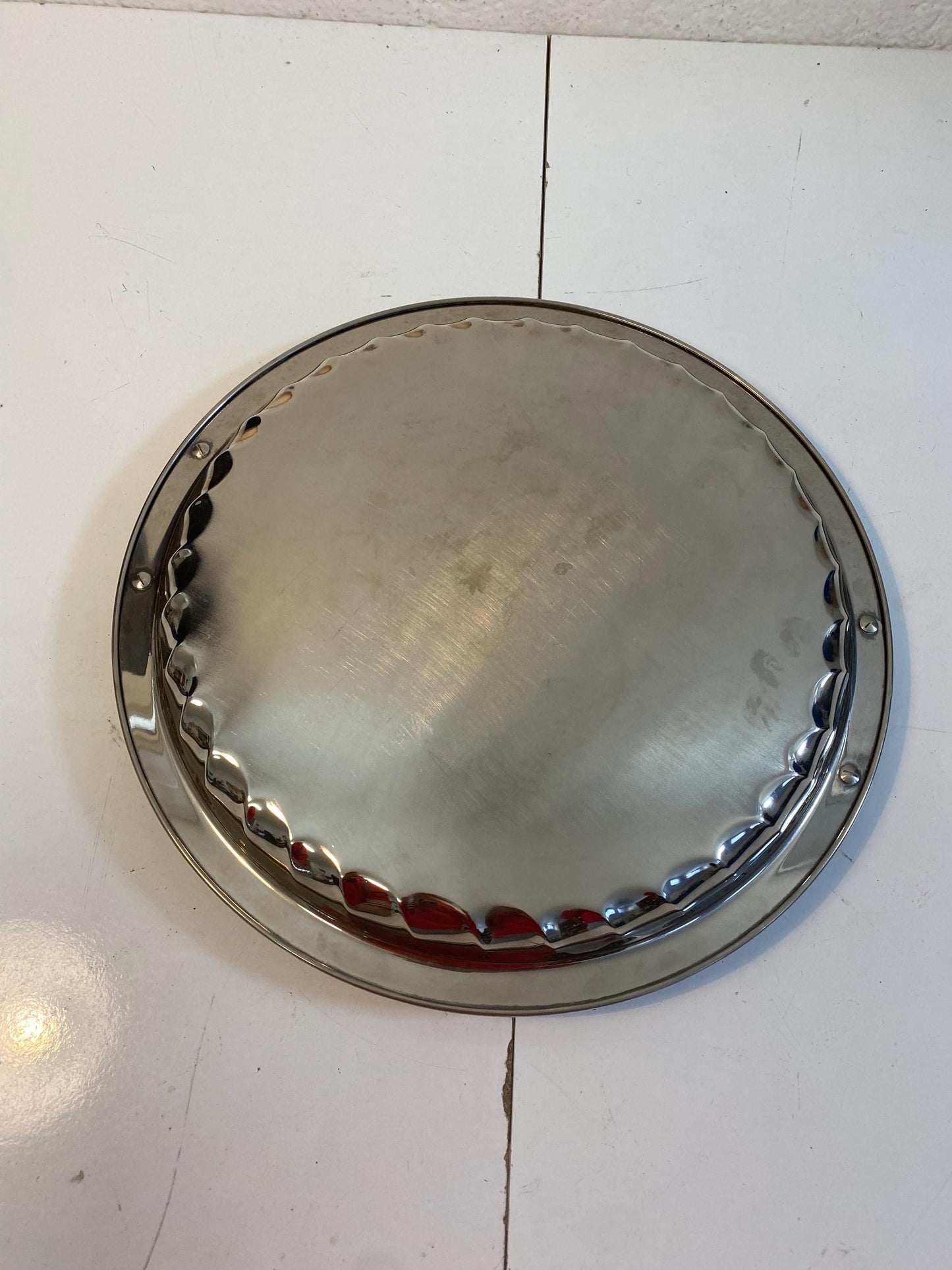Vassoio vintage argentato Ø42 cm Silver Plated 1000 Germania anni ‘60, con manici