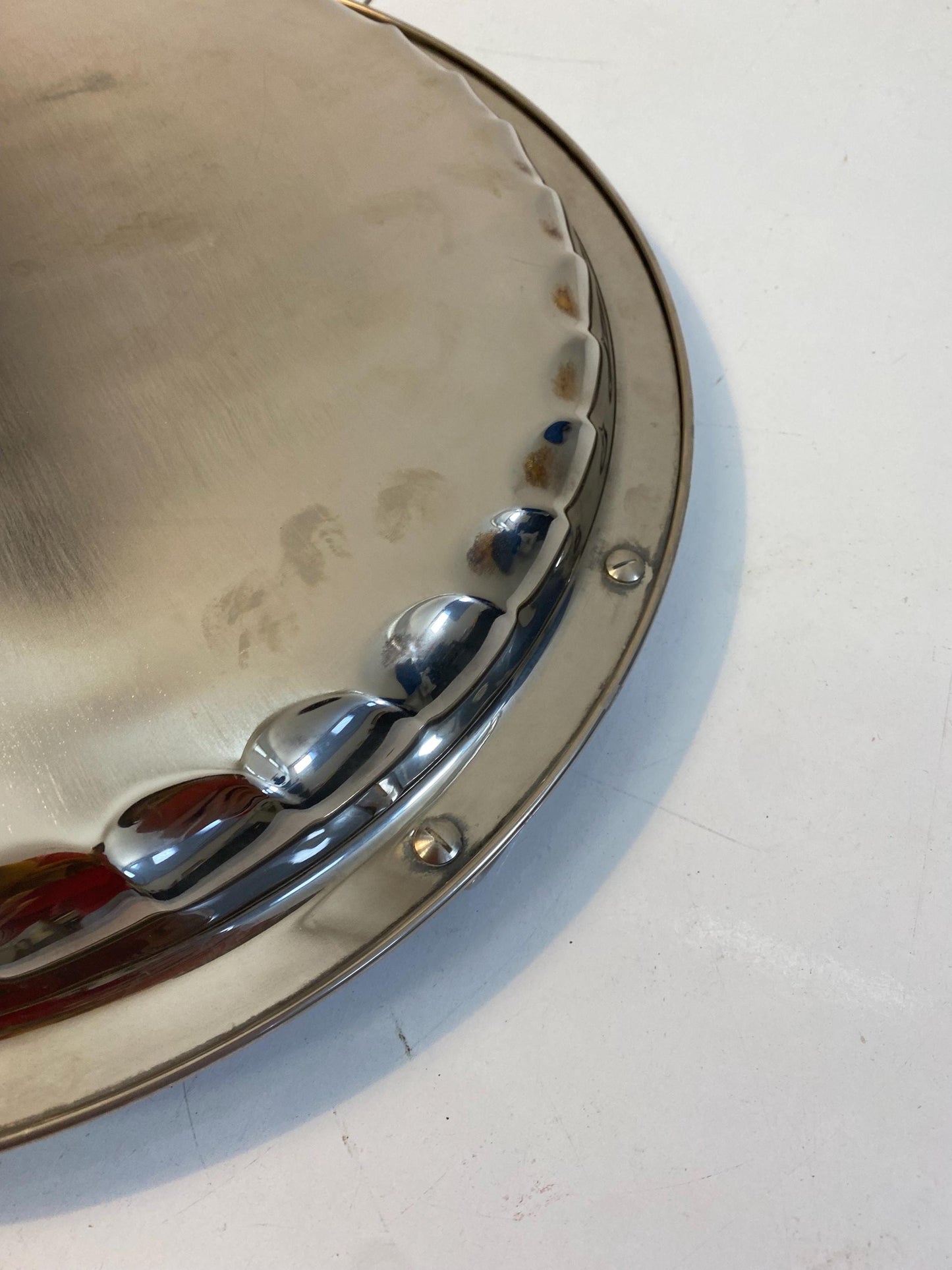Vassoio vintage argentato Ø42 cm Silver Plated 1000 Germania anni ‘60, con manici