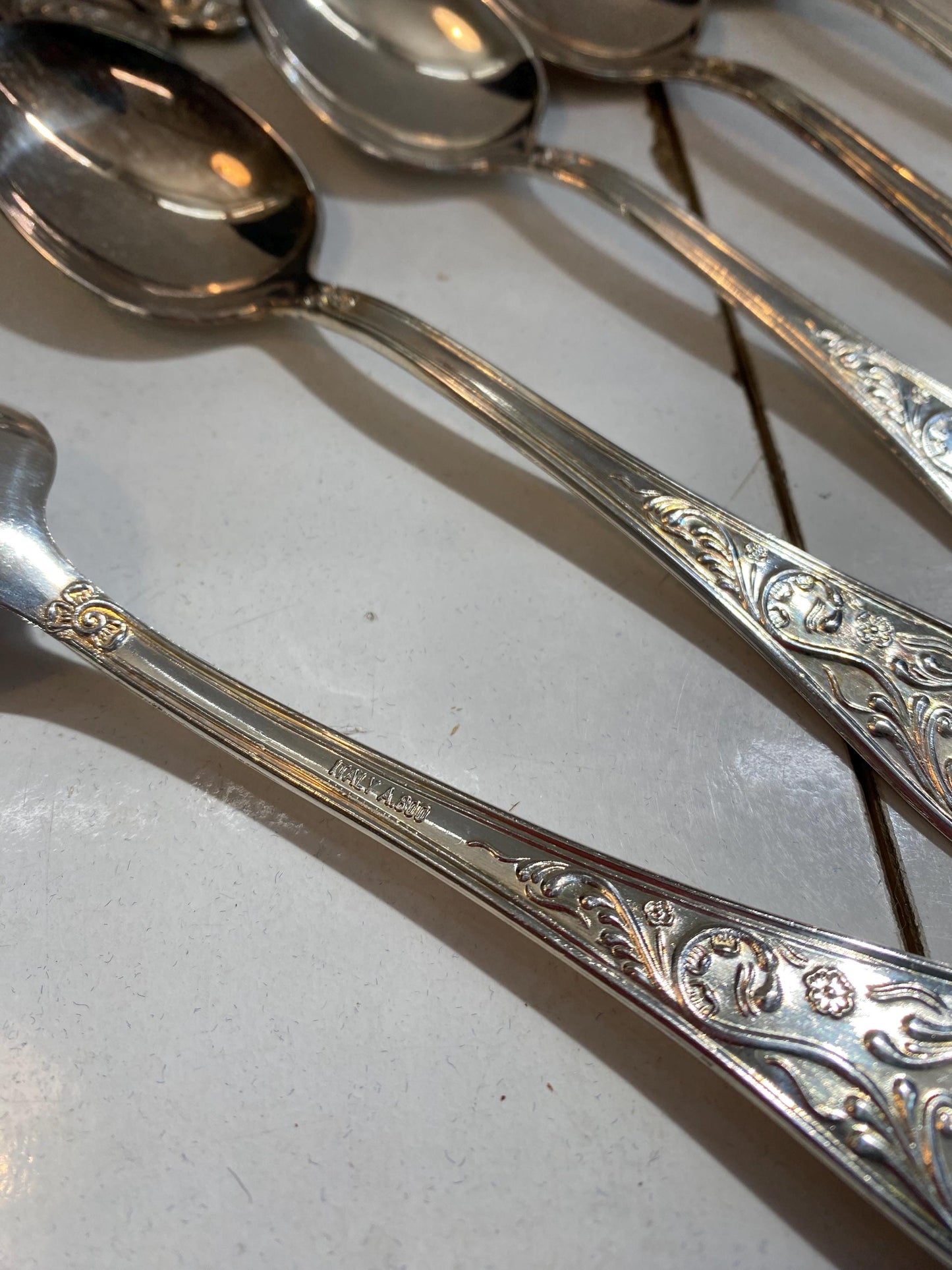Servizio Posate Vintage Argento 800  51 Pezzi con Scatola, Mai Usato, Tradizione Italiana Anni '50-'70