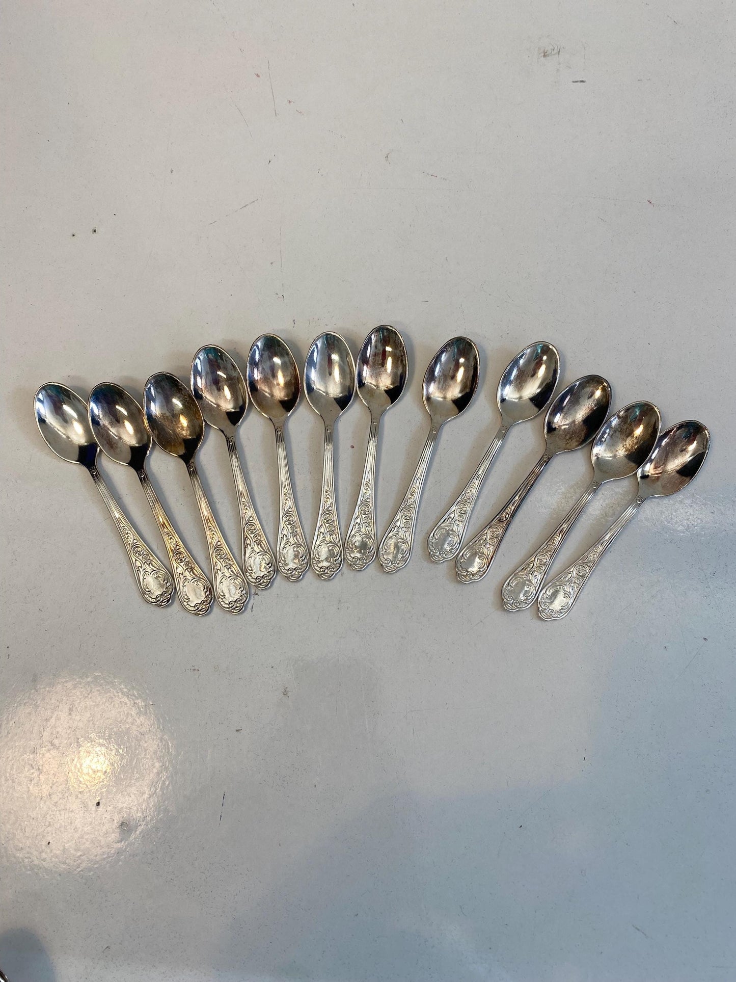 Servizio Posate Vintage Argento 800  51 Pezzi con Scatola, Mai Usato, Tradizione Italiana Anni '50-'70