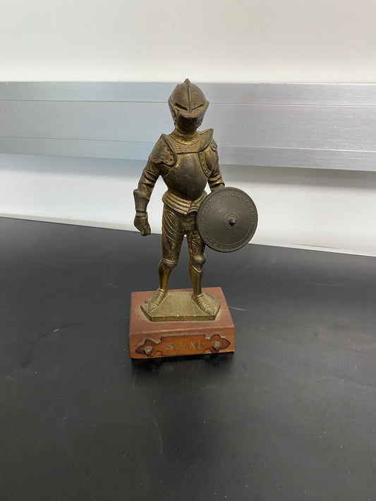 Statua Cavaliere in Armatura Bronzo - Decorazione Medievale, Arredo Casa, Idea Regalo