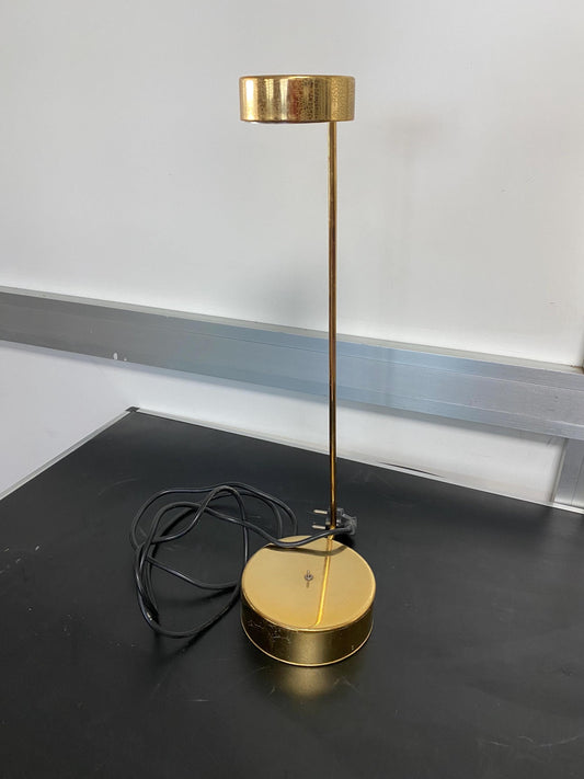 Lampada da Tavolo Vintage in Ottone Dorato con Due Intensità Luminose - 52,5x18,5x14,5 cm
