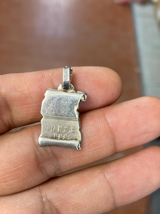 Pendente Personalizzato in Argento 925 - Ulisse 1993