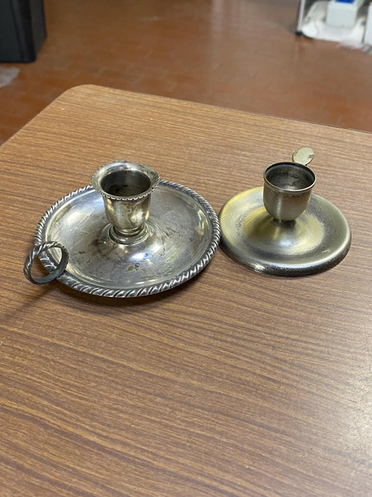 Set di Bugie Vintage in Argento 800 e Placcato, Eleganti e Raffinate, 37,40 g e 39,40 g