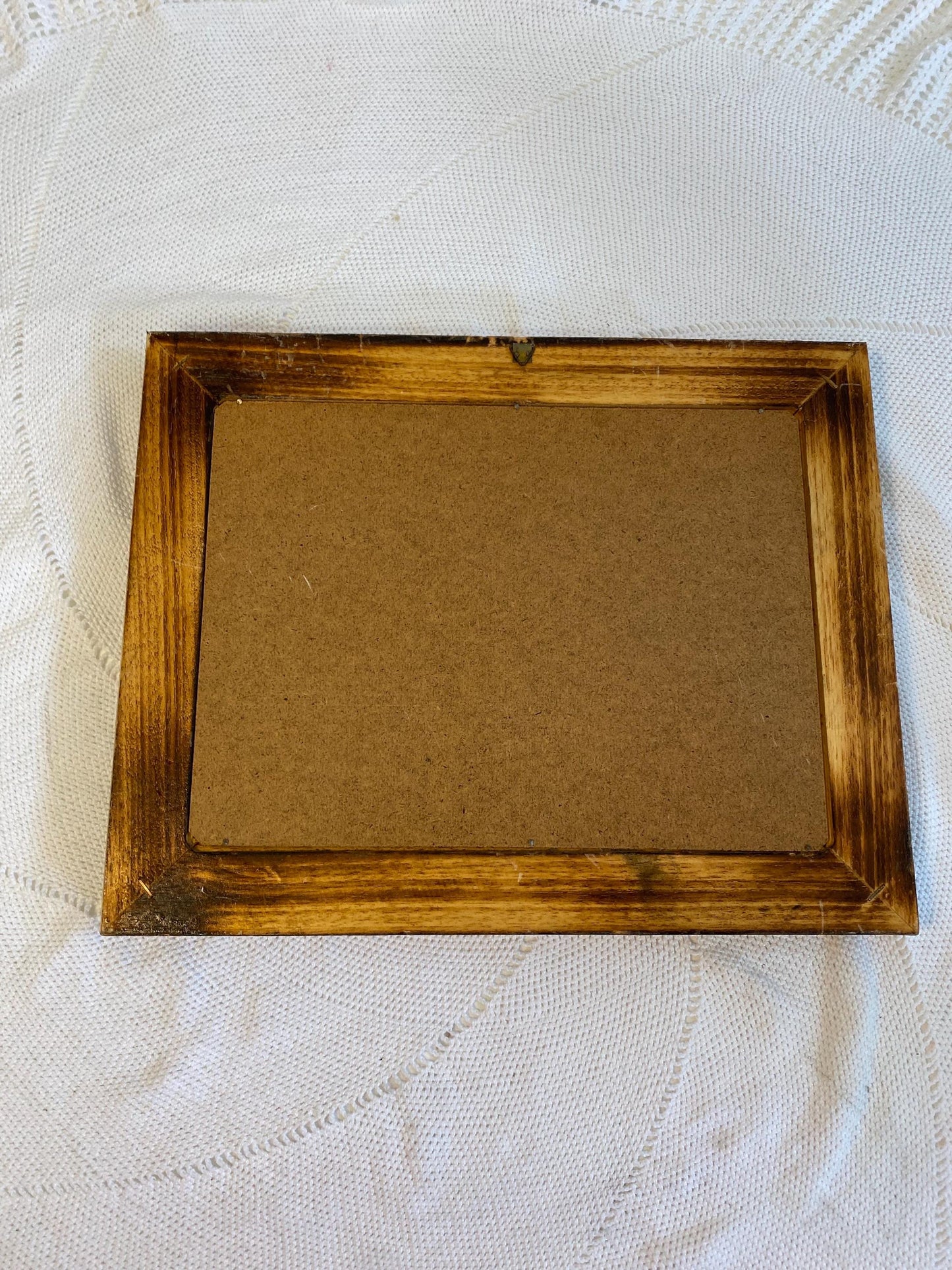Diorama Vintage in Legno e Metallo - Moto Custom - 44x25x6 cm - Fatto a Mano